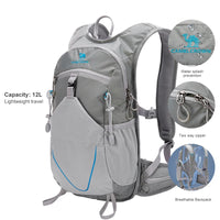 GOLDEN CAMEL 12L Mountaineering Backpacks Waterproof Camping Backpacks Climbing Bag for Men Hiking Cycling Travel Fishing