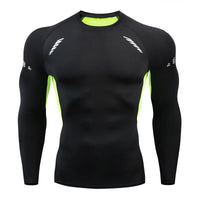 Men's Tight-Fit Quick-Dry Compression Training Jersey