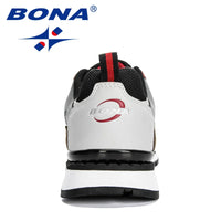 BONA Designer Leather Action Sport Sneakers - Marathon Stability