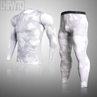 Men's Camouflage Thermal Compression Underwear Set - Long Johns
