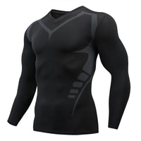 Men's Tight-Fit Quick-Dry Compression Training Jersey