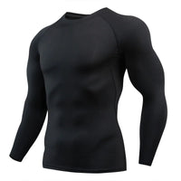 Men's Tight-Fit Quick-Dry Compression Training Jersey