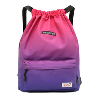 Waterproof Gym Drawstring Backpack Sports Bags for Women Outdoor Hiking Training Fitness Swimming Surfing Bag For Shoes Storage