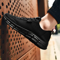 Men's Air Mesh Casual Sneakers - Breathable Anti-Odour Walking