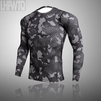 Men's Camouflage Thermal Compression Underwear Set - Long Johns