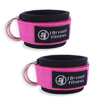 J Bryant Double D-Ring Neoprene Ankle Straps - Cable Machine Cuffs
