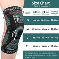 SKDK Elastic Knee Pads - Crossfit, Running & Court Sport Safety