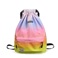 Waterproof Gym Drawstring Backpack Sports Bags for Women Outdoor Hiking Training Fitness Swimming Surfing Bag For Shoes Storage