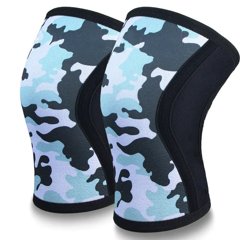 7mm Neoprene Knee Sleeves Pair - Compression for Weightlifting & Crossfit