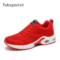 Women's Breathable Mesh Stability Running Sneakers - Lightweight