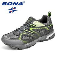 BONA Men's Mesh Sport Jogging Shoes - Classic Marathon-Rated