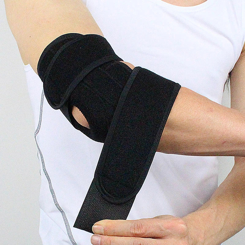 Loogdeel Spring-Support Adjustable Elbow Pad - Gym & Sports Safety