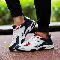BONA Men's Lace-Up Tennis Sneakers - Breathable Lightweight Athletic