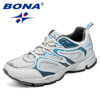 BONA Men's Mesh Sport Jogging Shoes - Classic Marathon-Rated