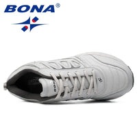 BONA Men's Cotton Jogging & Trekking Sneakers - Lightweight Stability