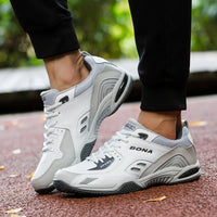 BONA Men's Lace-Up Tennis Sneakers - Breathable Lightweight Athletic