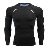 Men's Tight-Fit Quick-Dry Compression Training Jersey