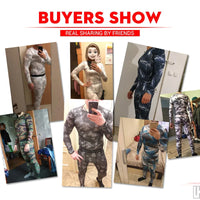 Men's Camouflage Thermal Compression Underwear Set - Long Johns