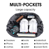 Waterproof Gym Drawstring Backpack Sports Bags for Women Outdoor Hiking Training Fitness Swimming Surfing Bag For Shoes Storage