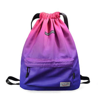 Waterproof Gym Drawstring Backpack Sports Bags for Women Outdoor Hiking Training Fitness Swimming Surfing Bag For Shoes Storage