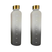 1L Time Marker Motivational Water Bottle - BPA-Free Leakproof