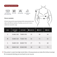 Hearuisavy Shockproof Push-Up Sports Bra - Pleated Quick-Dry