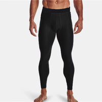 Men's Solid Compression Tights - Quick-Dry Crossfit & Basketball