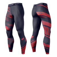 Men's Quick-Dry Compression Running Tights - Gym & Jogging