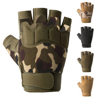 Tactical Fingerless Military Gloves - Anti-Slip Outdoor & Hunting