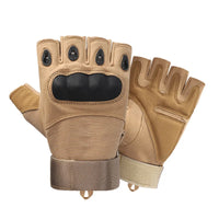 Nylon Half-Finger Tactical Sport Gloves - Combat & Outdoor Hunting