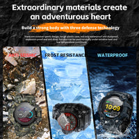 LOKMAT ATTACK-GT Rugged Sport Smartwatch - Flashlight & BT Calls