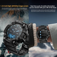 LOKMAT ATTACK-GT Rugged Sport Smartwatch - Flashlight & BT Calls