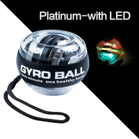 LED Self-Starting Gyro Wrist Power Ball - Arm & Hand Strengthener