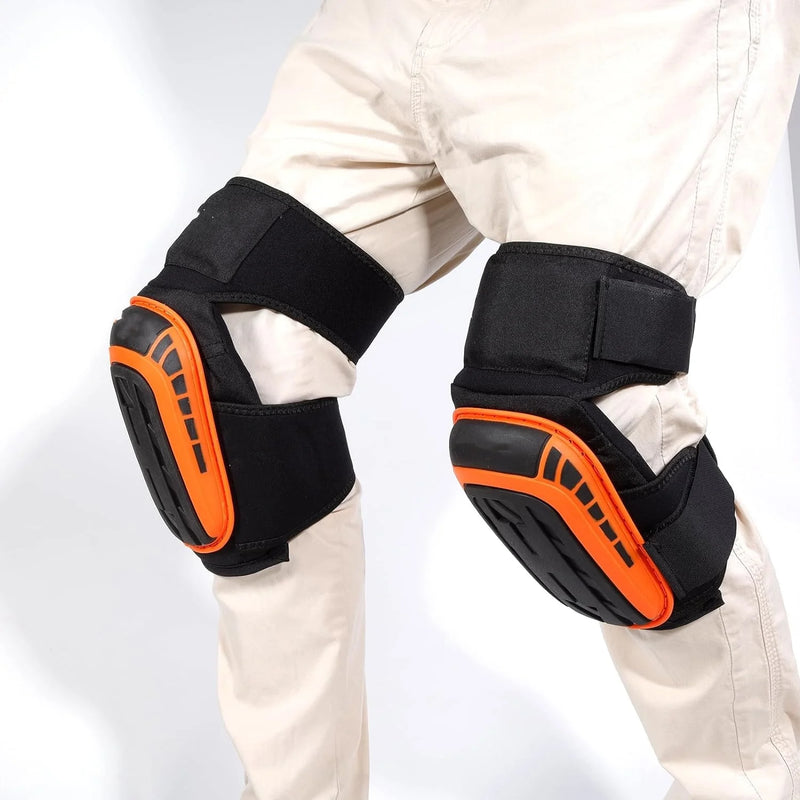 Heavy-Duty Gel Cushion Knee Pads - Anti-Slip Work & Construction