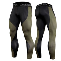 Men's Quick-Dry Compression Running Tights - Gym & Jogging