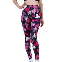 Heart Print High-Elasticity Tight-Fit Yoga Leggings