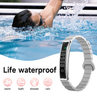 IP68 Waterproof Smart Fitness Bracelet 2026 - Heart Rate & Sport Mode