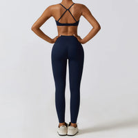 2-3 Piece Yoga Suit - Sports Bra, Crop Top & Gym Leggings