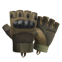 Nylon Half-Finger Tactical Sport Gloves - Combat & Outdoor Hunting