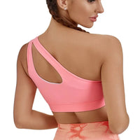 One-Shoulder Shock-Proof Sports Bra Vest - Quick-Dry