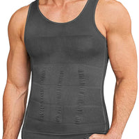 Men's Slimming Body Shaper Vest - Tummy Control Compression Tank