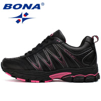 BONA Women's Marathon Running Sneakers - Breathable Lace-Up Stability