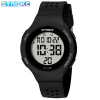 SYNOKE Women's Watches Thin Luxury Swim Waterproof Digital Sport Watch For Men LED Electronic Clock Multifunc Diving Wristwatch