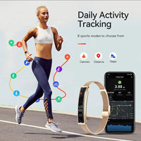 IP68 Waterproof Smart Fitness Bracelet 2026 - Heart Rate & Sport Mode