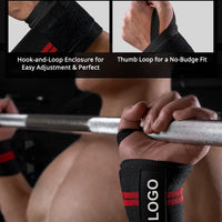 Extra-Strength Wrist Support Wraps - Weightlifting & Gym Training