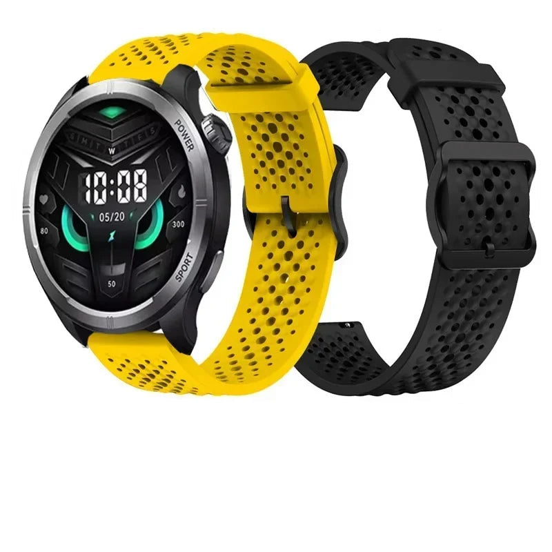 20mm 22mm Silicone Bracelet Strap For Haylou Solar Neo/RS4 RS4Plus Wristband For Haylou Watch 2 Pro/R8 S8 RS5/RT2/Solar Plus RT3