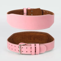 Women's 10.5cm Powerlifting Belt - Pink Back Support for Squats
