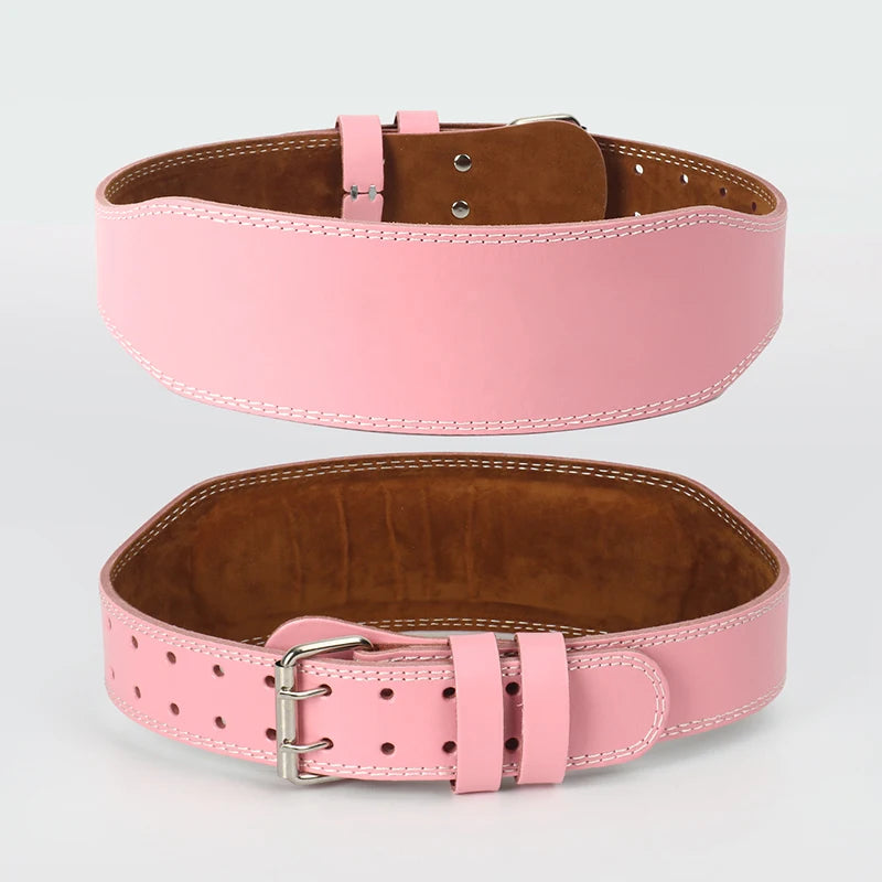 Women's 10.5cm Powerlifting Belt - Pink Back Support for Squats