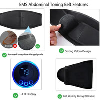 CE-Certified EMS Slimming Belt - Vibration Muscle Toning Massager