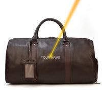 Big Capacity Genuine Leather Travel Bag For Men Women Soft Black Cowhide Casual Travel Duffel Large Luggage Weekend Shoulder Bag